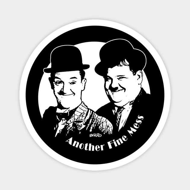 Laurel and Hardy - Another Fine Mess Magnet by BonzoTee